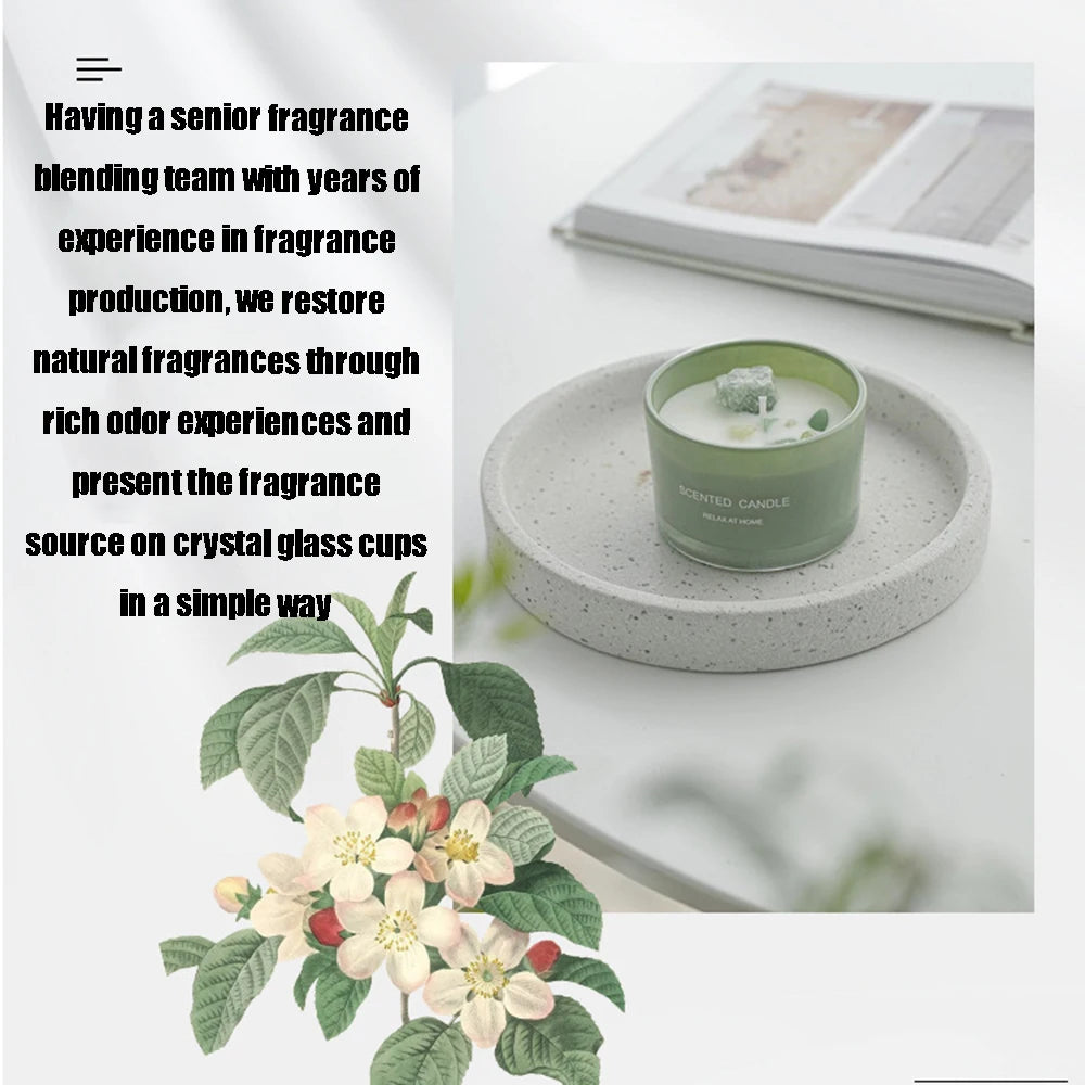 Scented Wax Candle Smokeless Aromatic Soybean Candles Aromatherapy Wedding Birthday Party Gift 2024 Christmas Home Decoration