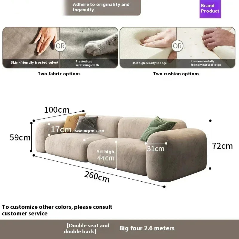 3 Seater Modern Living Room Sofa Bed Foam Xxl Couch Adultsl Designer Longue Sofa Armchair Sofa Sala De Estar Home...