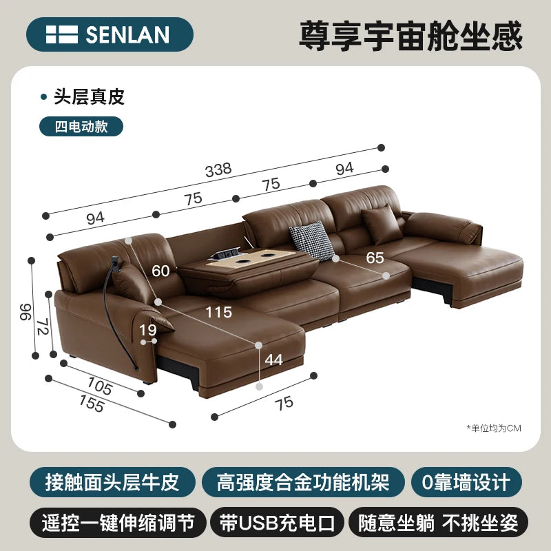 Smart Lazy Living Room Sofas Multifunctional Love Seat Folding Luxury Recliner Living Room Sofas Designer Muebles Home...