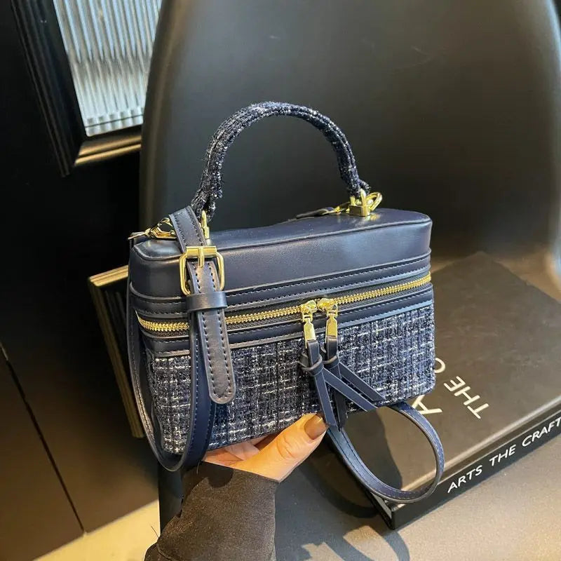 New Spring Summer Fashionable Handbag – Lightweight Portable Square Box Crossbody Bag for Stylish Daily Use | Kimlud Mid...