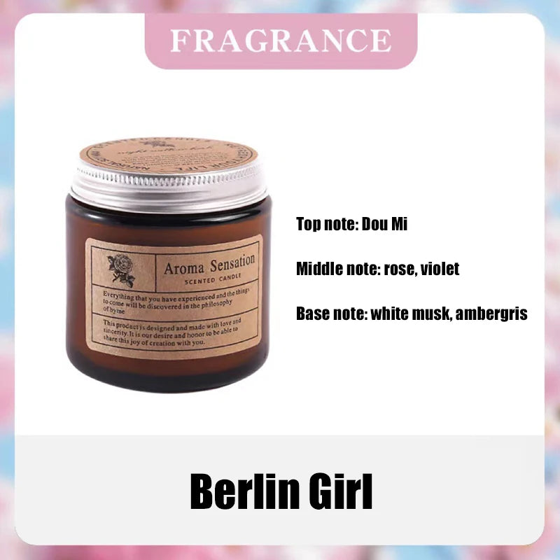 Scented Candle Handmade Soy Wax Aromatherapy Candle Valentines Mothers Day Christmas Birthday Graduation Lavender Scented Gift