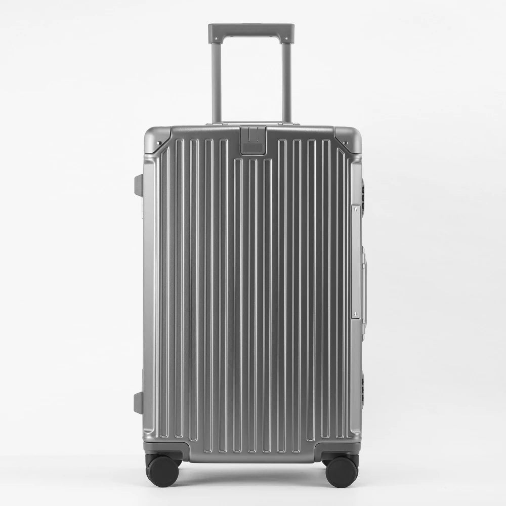 Luxury Suitcase High Quality Upgrade Thicken PC Material Rolling Luggage Aluminum Frame 20/24/26/28/30inch Travel Trolley Bags - Kimlud