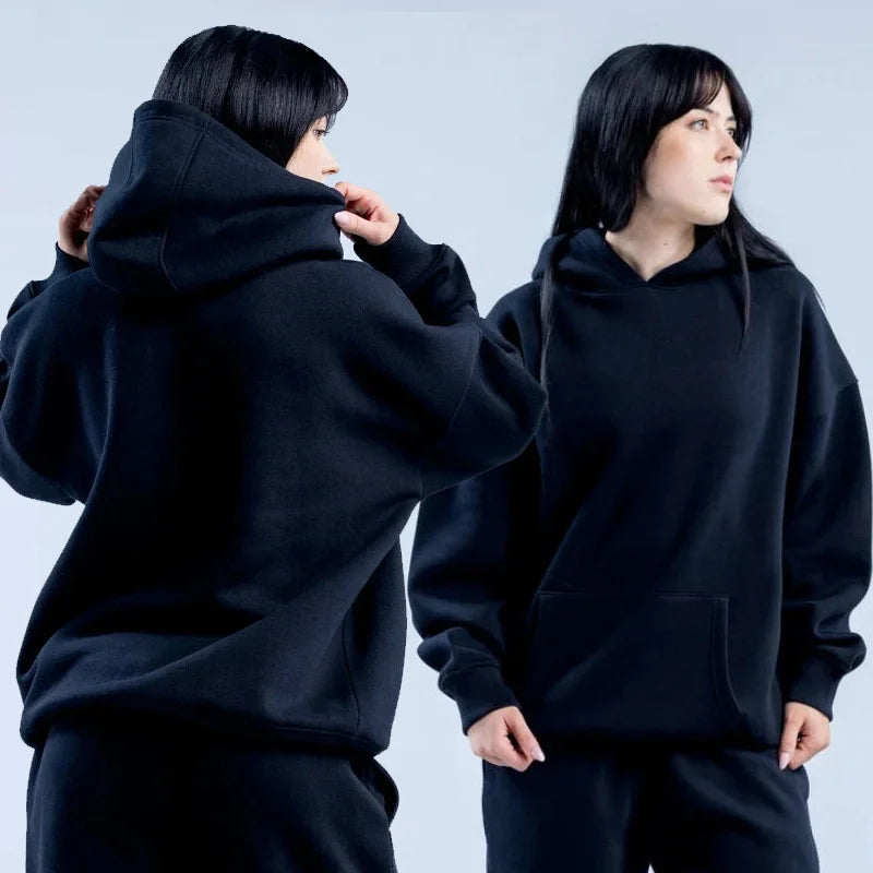 Trendy Sports Hoodies Pants Tracksuit Women Leisure Sweatshirt Jogger Trousers Workout Track Trousers Exercise Sweatshirt Pants