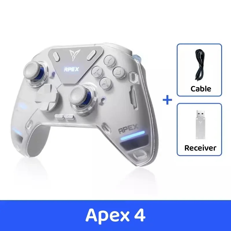 2024 New Flydigi APEX 4 Gaming Controller Wireless Elite Force Feedback Trigger Smart Handle Support PC/Switch/Mobile/TV Gamepad