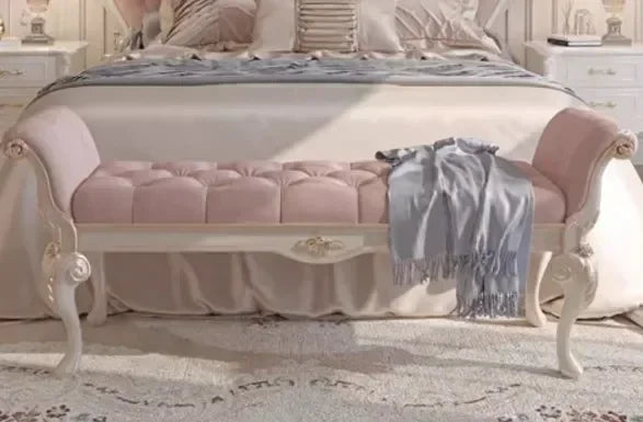 Girl Wood Luxury Bed Nordic Queen Cute Modern Twin King Bed Bedroom Princess Leather Camas De Matrimonio Dormitorio Furniture - Kimlud