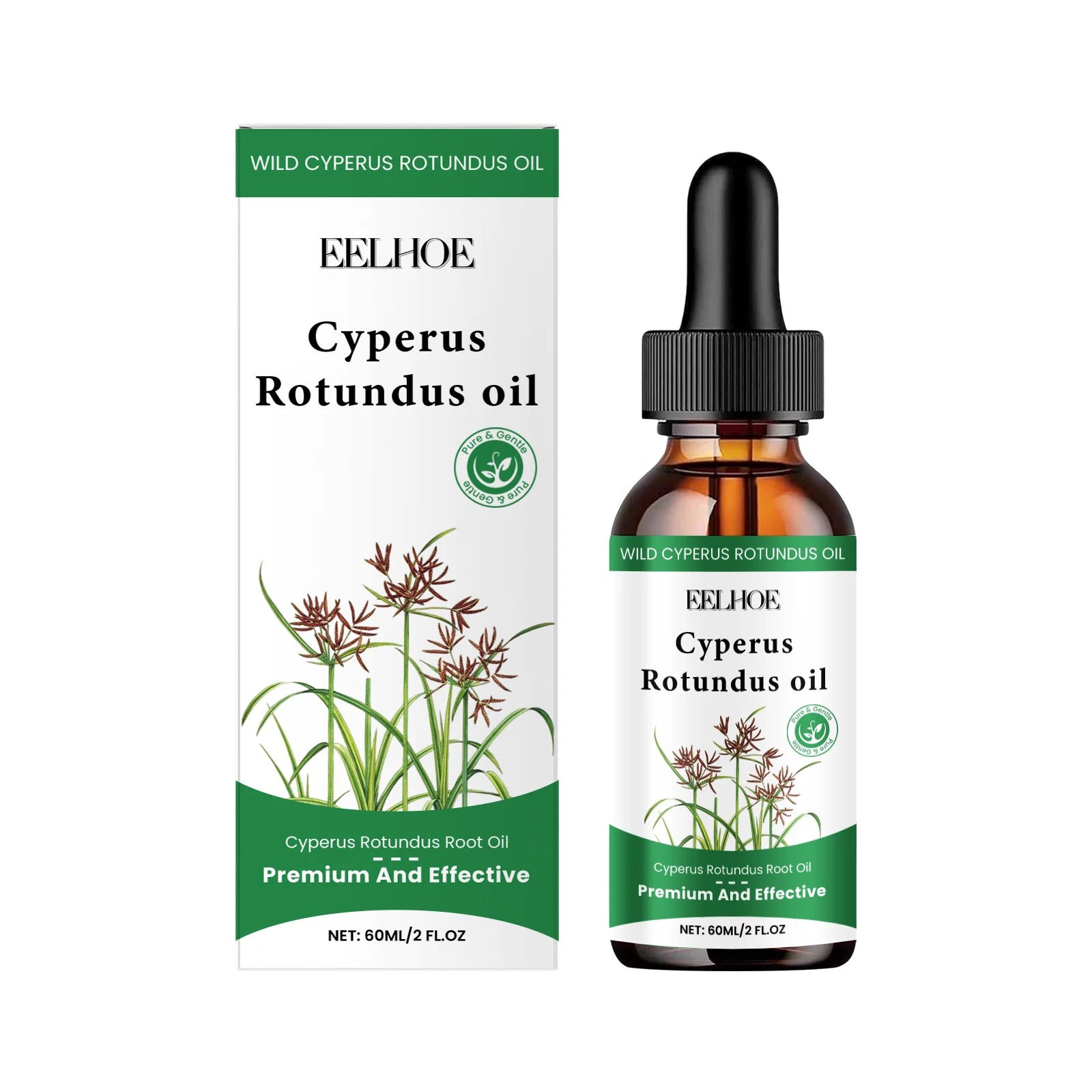 60ml Cyperus Rotundus Oil Gentle Hair Removal Care Oil Body Hair Inhibitor Serum Moisturizing Nourishing Natural Cypress...