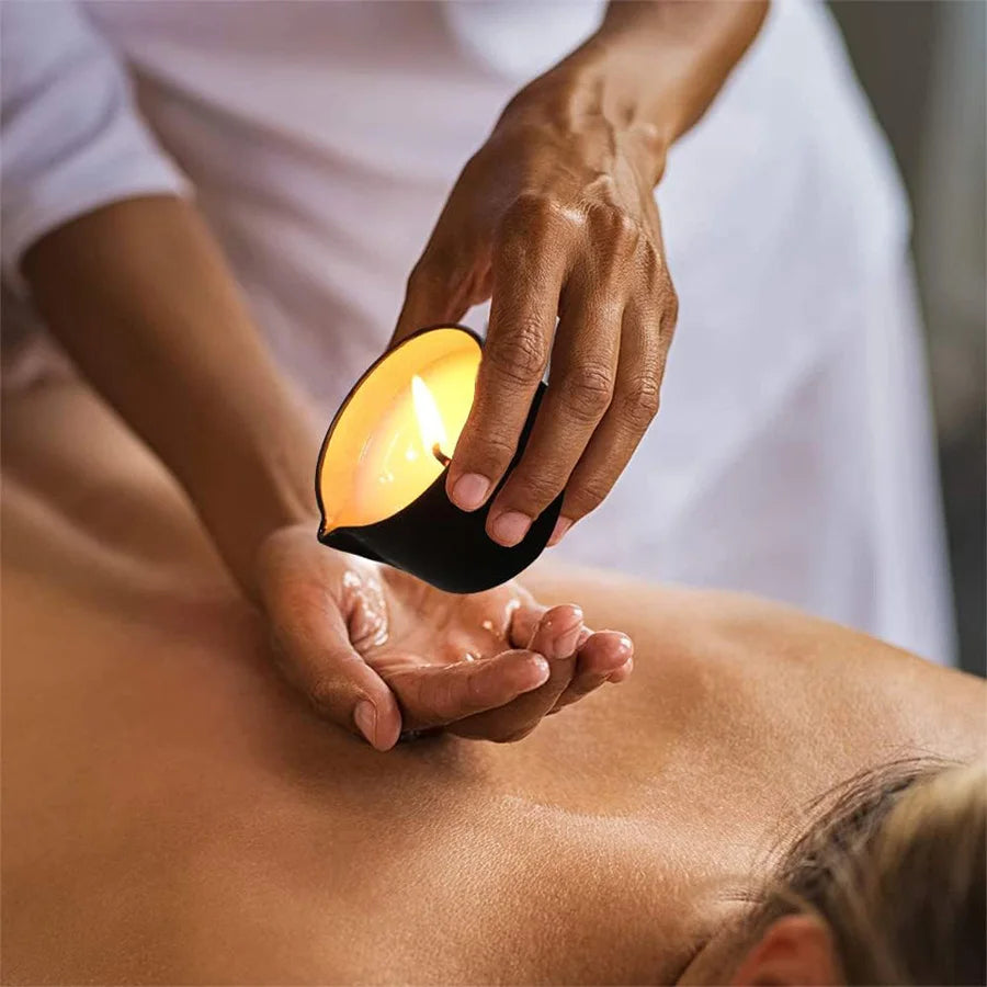 1PC Massage Oil Candles,luxury aromatherapy candles,for Stress Relief and SkinMoisturizing, SM Product Scented Candle Body Oil