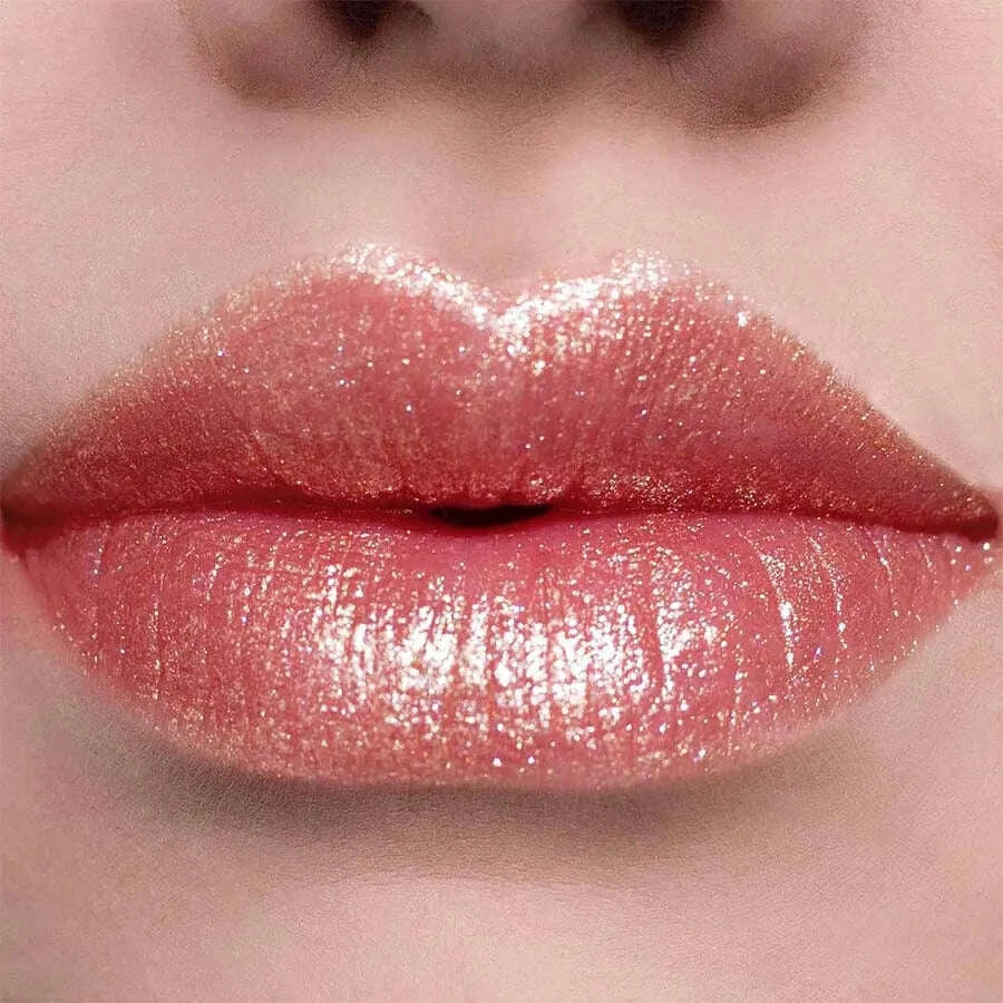 Metallic Lipstick Longlasting Glitter Pink Red Lip Glaze  Waterproof Moisturize Luminous liptint Shimmer Shiny Lipgloss Makeup