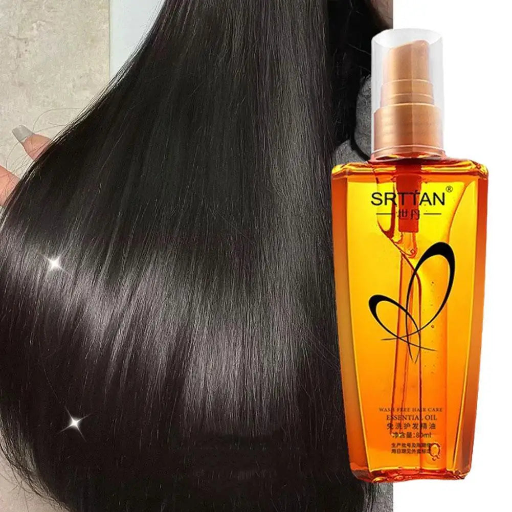 Moroccan Argan Oil Hair Serum Lightweight Hair Oil Mist For Split Ends, Frizzy Hair And Flyaways, Hair Oil Repair- Gloss...