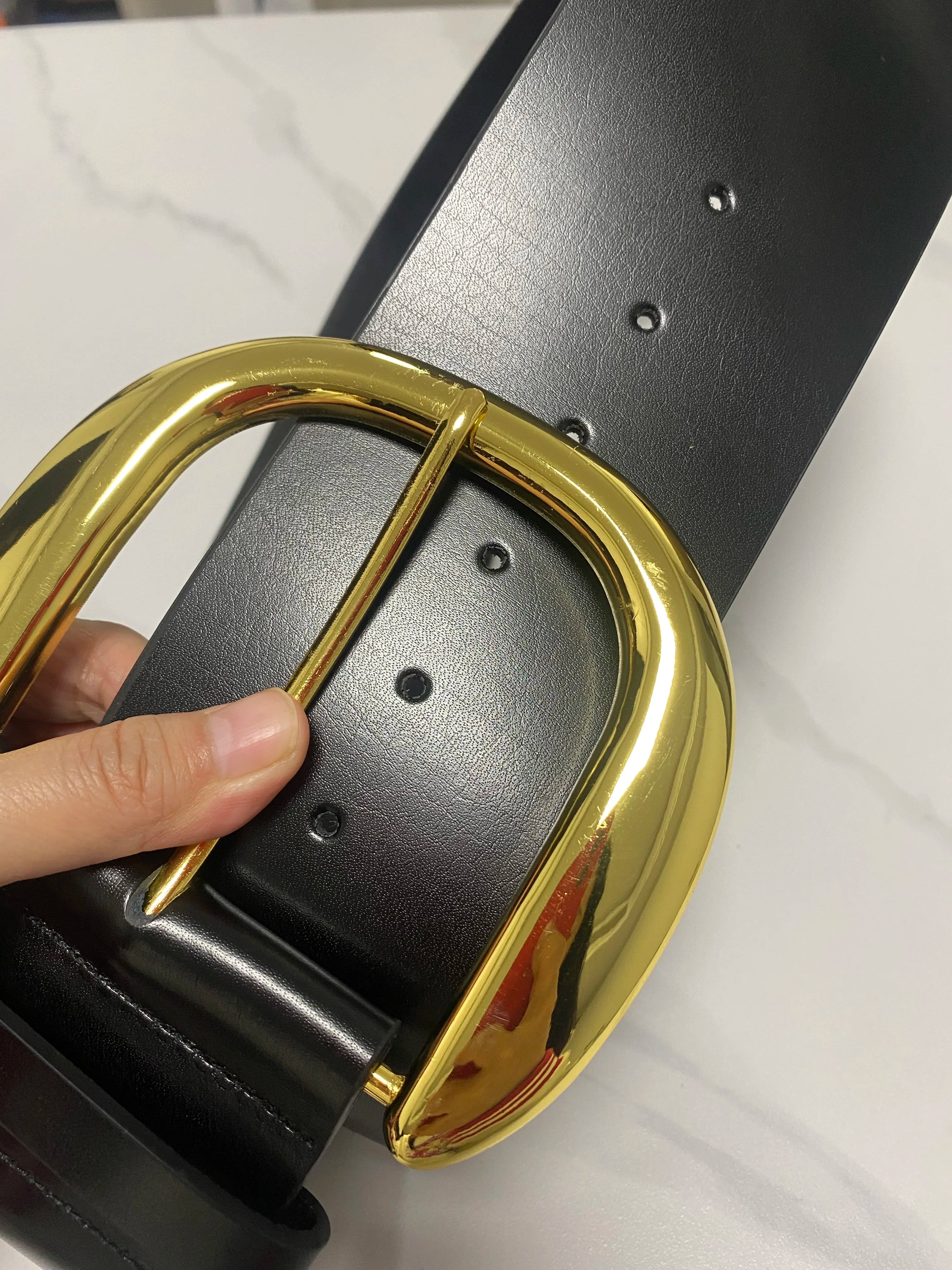 Women's Fashion Genuine Leather Corset Female Cummerbund Coat Waistband Dress Decration Wide Belt J107