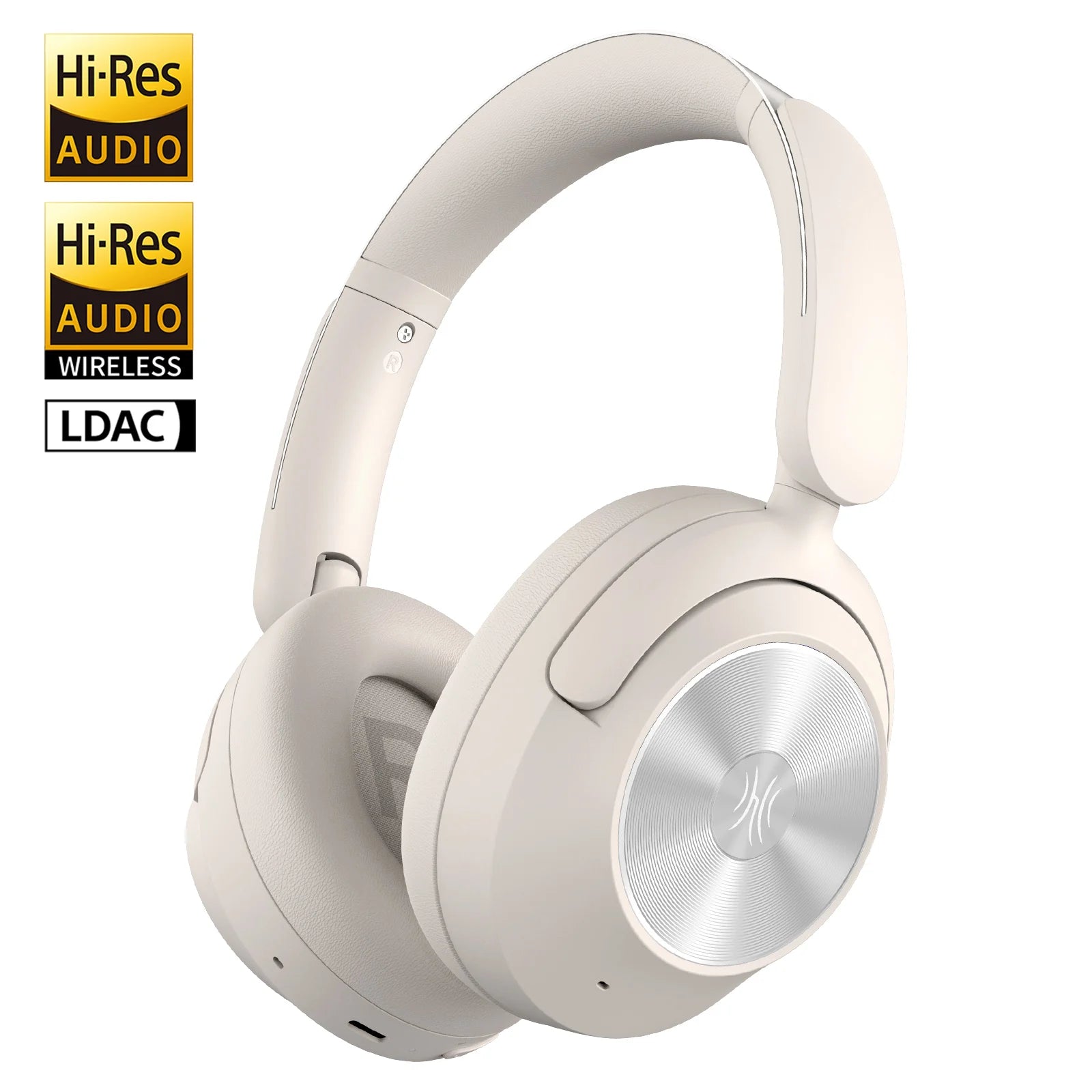 Oneodio A6 ANC Wireless Bluetooth 6.0 Headphones -48dB Hybrid Active Noise Cancelling Over Ear Headset With Mic Hi-Res LDAC APP