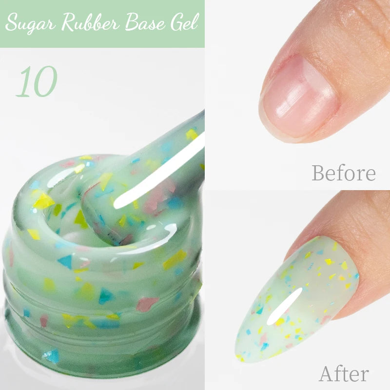 7.5ML Sparkling Reflective Glitter Gel Nail Polish Pink Purple Red Blue Colors Dark Flashing Nail Gel Soak Off UV Nail Varnish