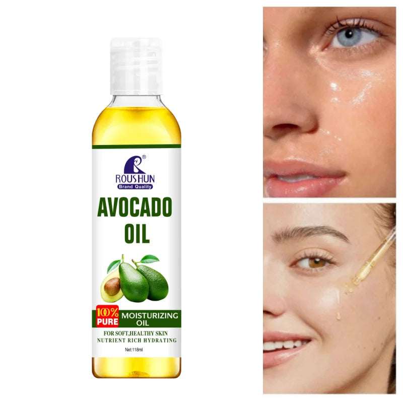 118ml Avocado Body Oil Moisturizing and Nourishing Skin Large Capacity Full Body Essential Oil for Body, Face, Hand, Lip, Eye,