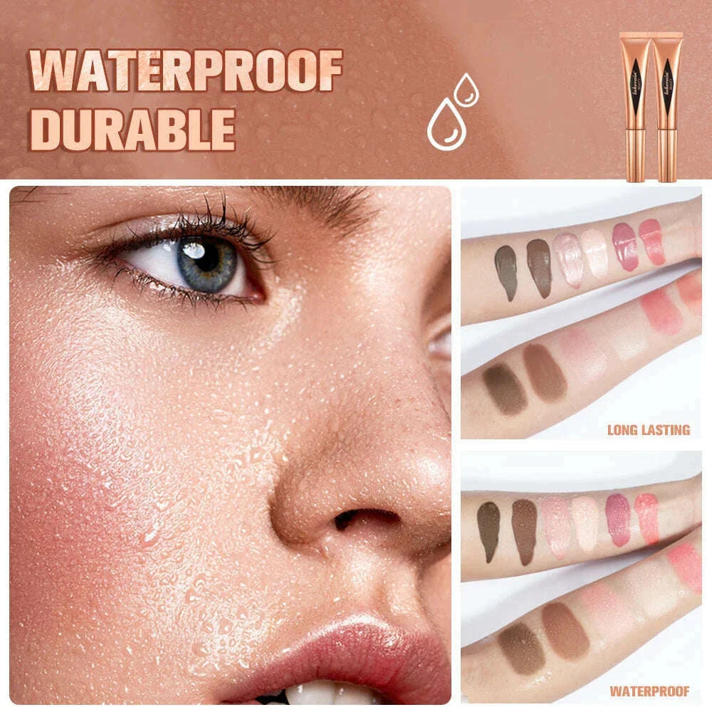 Multi-color Air Cushion Blush Highlight Contour Stick Long-lasting Easy Color Development Color Combination For Korea Makeup