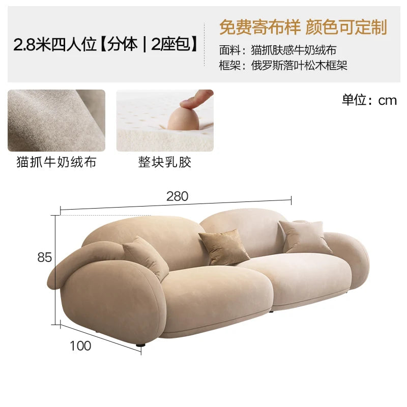 Love Seat Floor Living Room Sofa Lounge Handbags Hallway Cheap Living Room Sofas Balcony Koltuk Takımı Postmodern Furniture Home - Kimlud