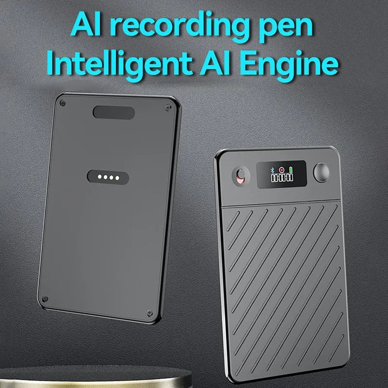 8-256GB AI Voice Recorder with Display Screen Real-Time Transcription & Translation Summarization Device for Lectures Meetings
