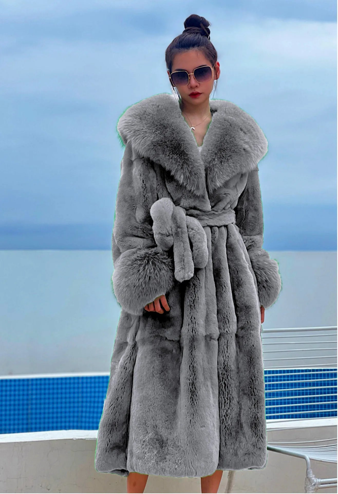 2024 Long Mink Coats Women Fur Coats Winter Outwear Faux Fur Jacket Female Long Sleeve Ladies Casual Oversize Fur Coat Parkas