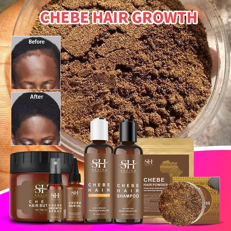 Fast Hair Growth Oil African Crazy Traction Alopecia Chebe Hair Mask Anti Hair Break Hair Strengthener Hair Loss Treatment Spray