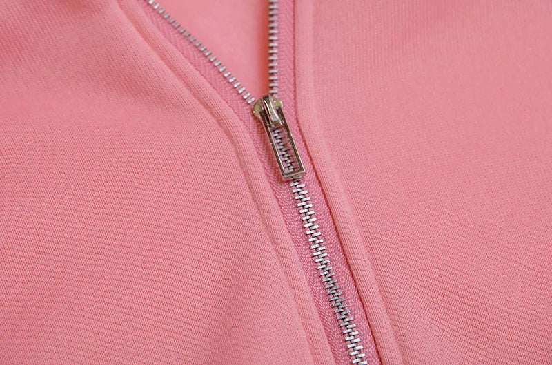 Half Zipper Hooded Short Plush Sweater, Casual Sports Sweater, New Fashion, Autumn, Winter, 2024 - Kimlud