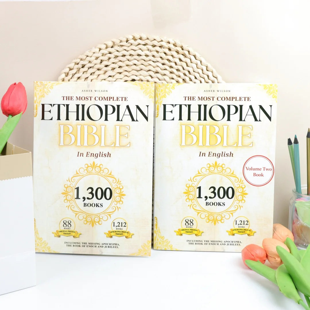 (Two-Pack) THE COMPLETE ETHIOPIAN BIBLE in English 88 Scriptures: including Missing Apocrypha, Book of Enoch, Jubilees.