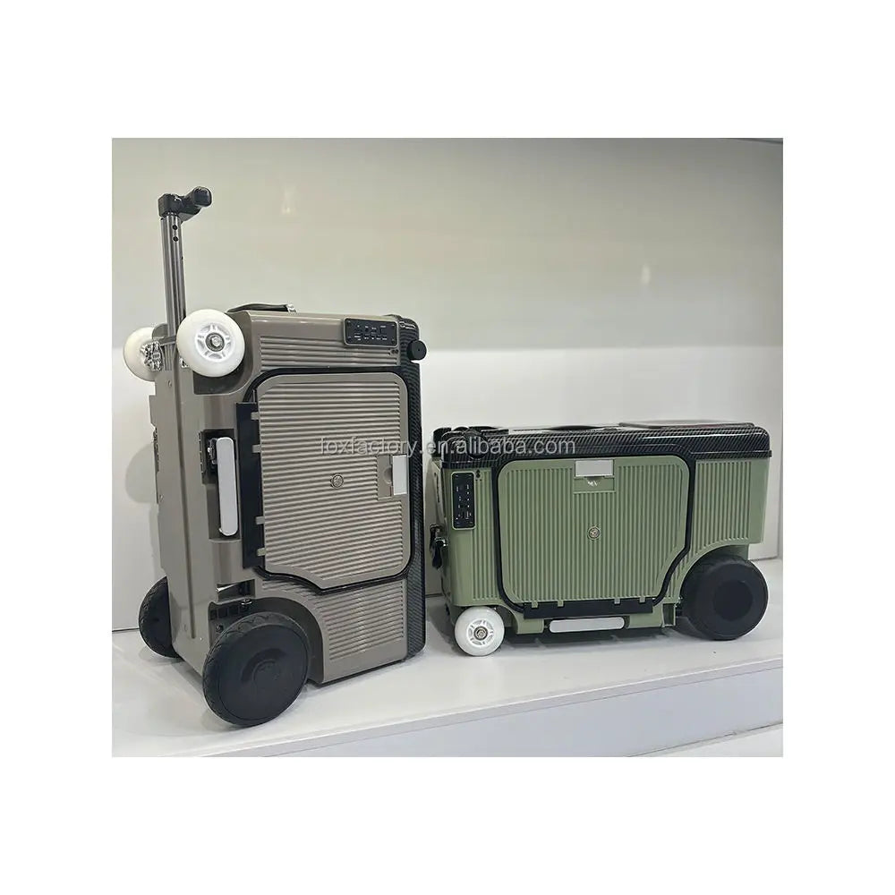 2026 4-Wheel Smart Ride-On Suitcase for Elderly/Kids - 8km/h, 150kg Load, Cabin-Friendly (3C Certified Battery) - Saudi Approved - Kimlud