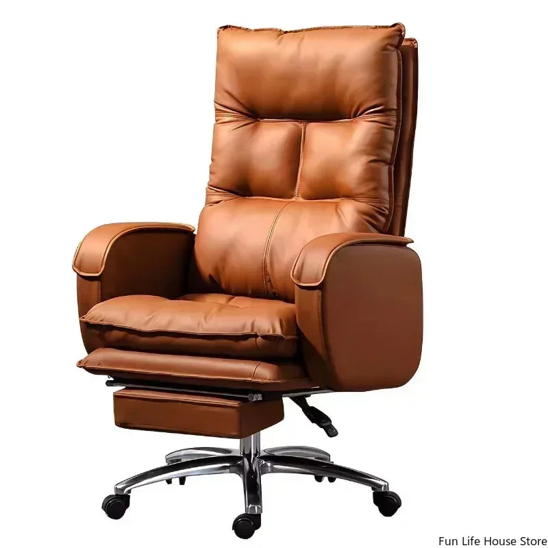 Modern Business Boss Office Chair, Bedroom Office Computer Chair, Sitting Room Comfortable Leisure Chair, Home Furniture...