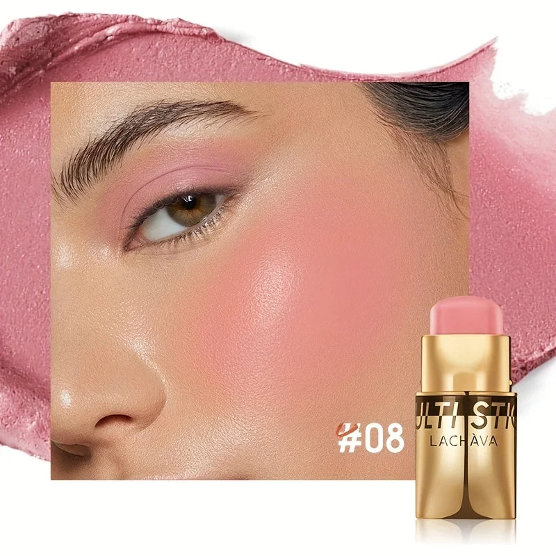 Blush Stick, Natural Nude Makeup Brightening And Embellishing Three-Dimensional Makeup, Facial Multi-Functional, Lips, Blush