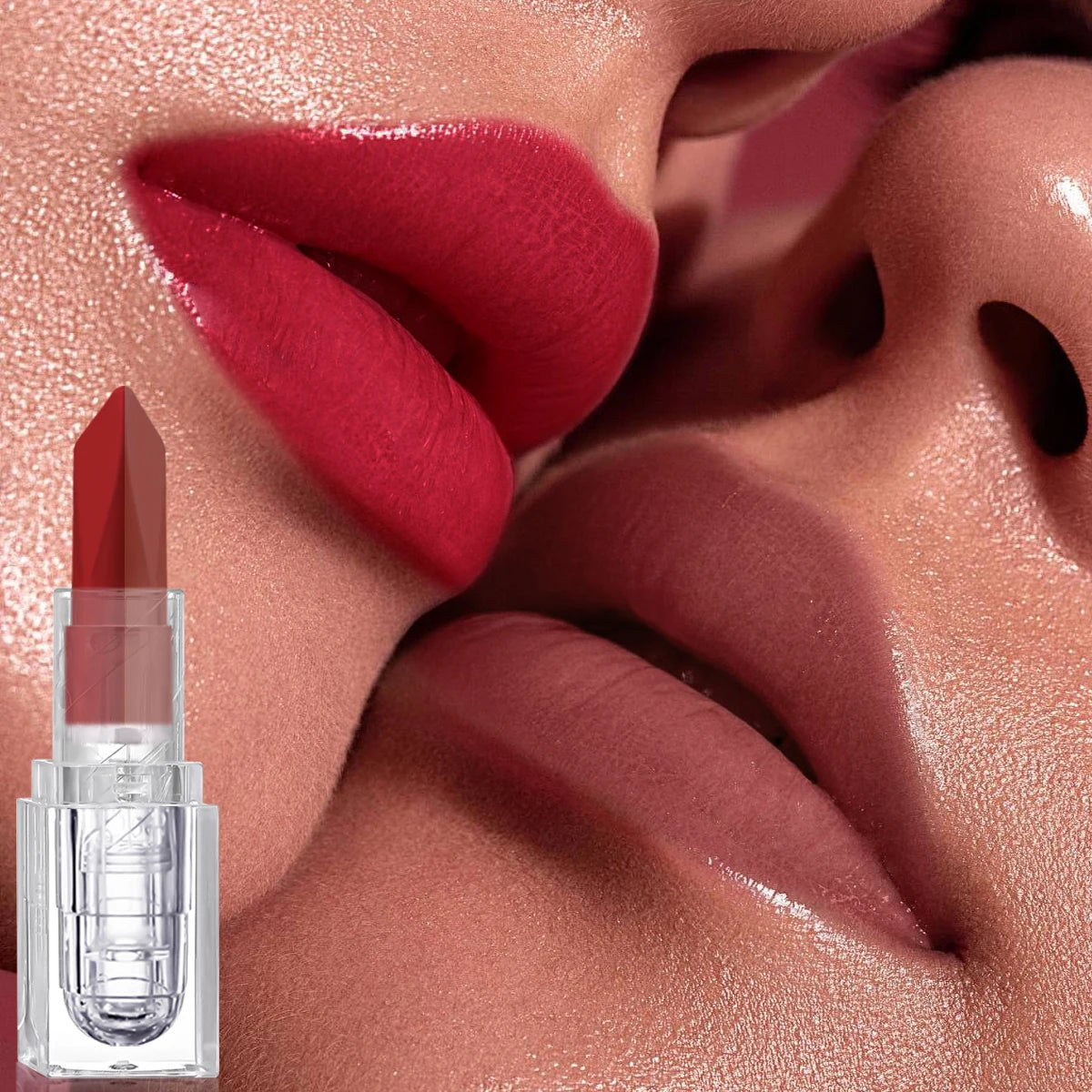 Nude Matte Lipstick Waterproof Lip Sticks Not Fading Sexy Red Velvet Lipsticks for Women Make Up Long Lasting Lip Cosmetics