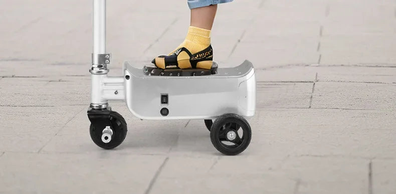 Electric Suitcase Scooter Can Ride 20 Inches Front Open Cover Boarding Password Suitcase Multi-function Pull | Kimlud...