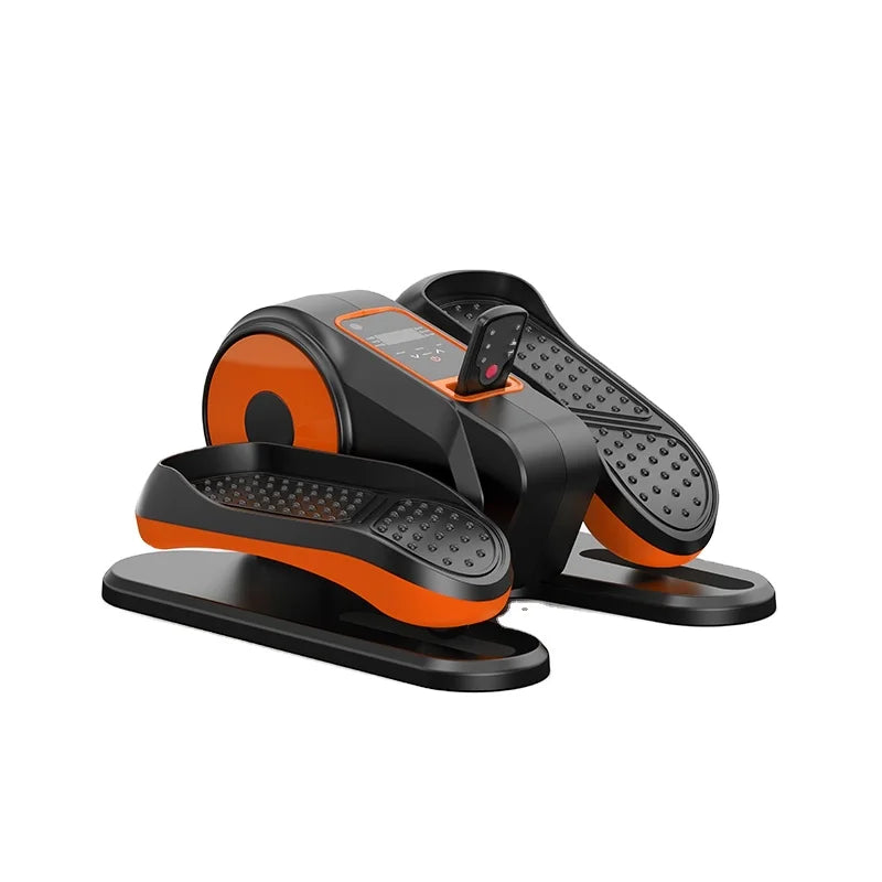 Fanpo Mini Electric Home Gym Stepper Pedal Exerciser Elliptical Trainer Portable Mini Elliptical Trainer Pedal Exerciser Stepper