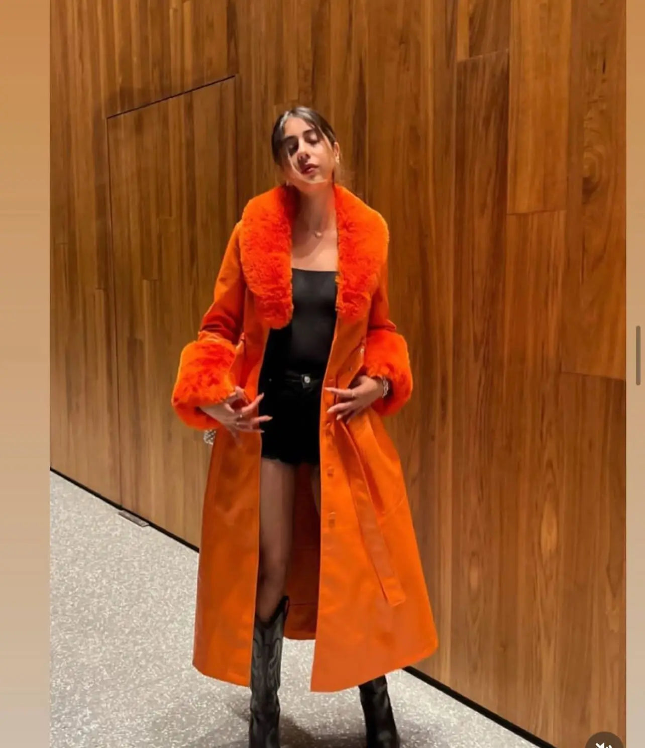 RR Slim Long Faux Leather Jackets Women Fashion Solid Buttons Coats Women Elegant Tie Belt Waist Pockets Jackets Female Ladies