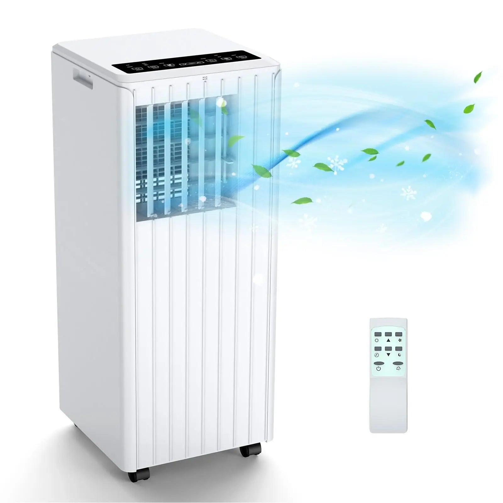 Portable Air Conditioner 9000 BTUs/H, Silent 3-in-1, Dehumidification 42 L/Day, Timer 24 H, Sleep Mode, Remote Control |...