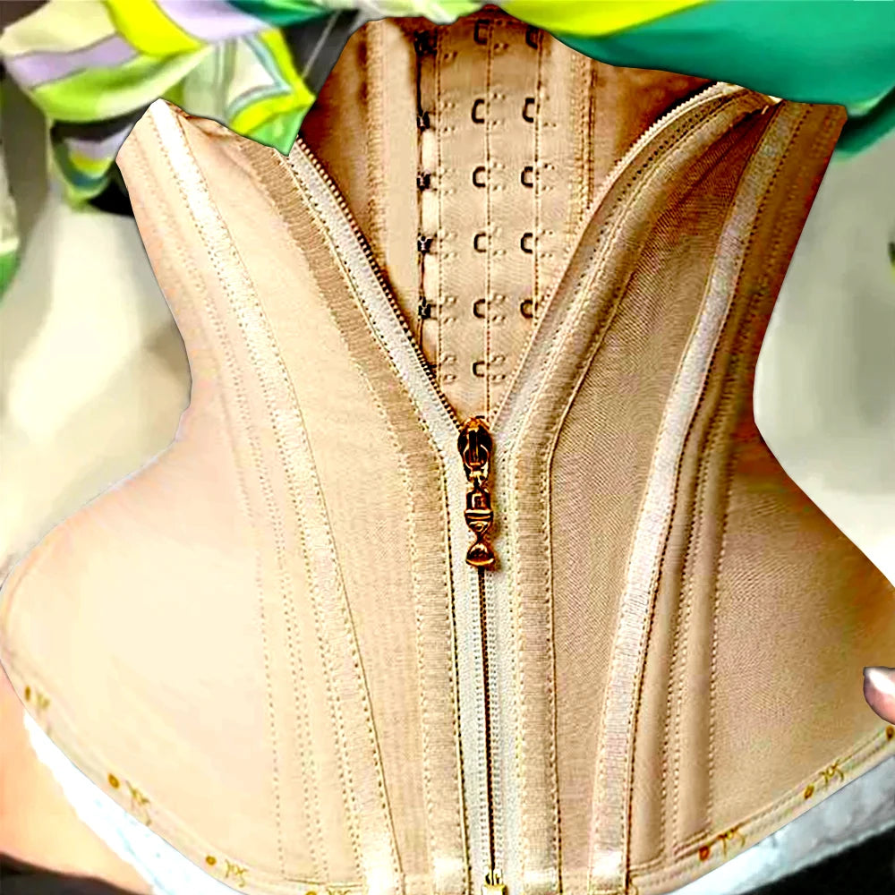 Slimming Waist Trainer Mesh Body Shaper Fajas Colombian Girdles Postpartum Tummy Control Belt Corset Weight Loss...