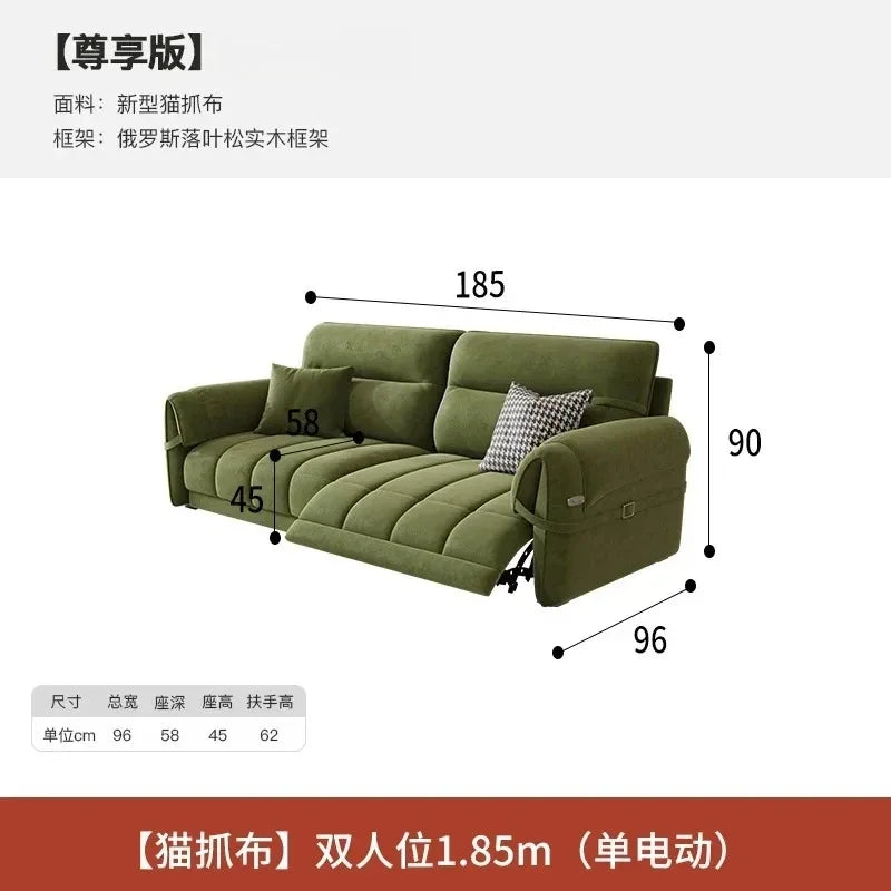 Green European Living Room Sofa Design Extendable Floor Recliner Living Room Sofas Nordic Modern Divano Adhd Home Furniture - Kimlud