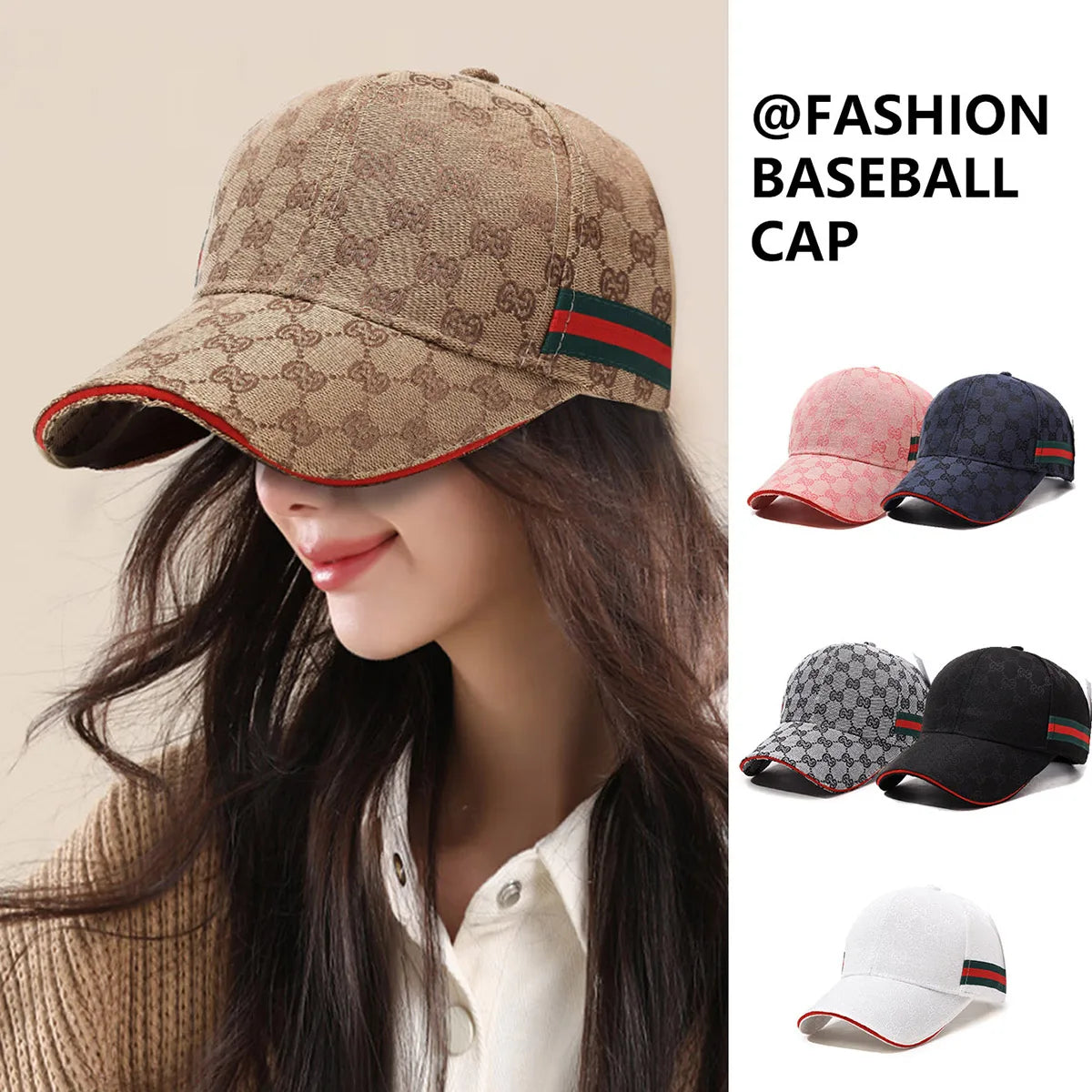 Hats Women's Sports Fashion Outdoor Baseball Caps Men's Embroidered Letter Caps Show Face Small Sunscreen Sun Hats |...