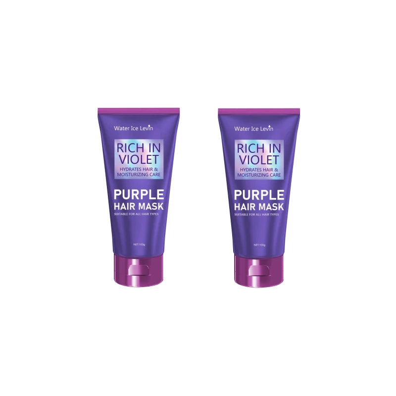 Purple Repair Hair Mask Keratin Deep Nourishing Dry Frizzy Damaged Treatment Collagen Magical 5 Second Soft Shiny Care |...