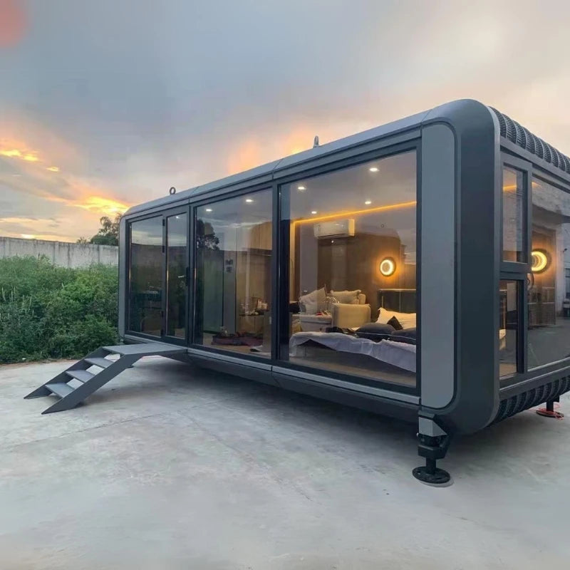 20ft Smart House Space Capsule House Commercial Steel Apple House