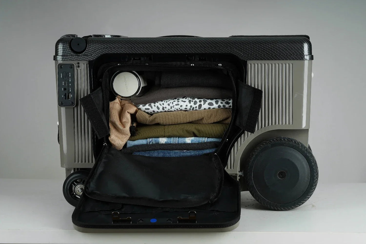 Luggage Travel Suitcase TravelSmart Riding Boarding Bag Elderly Scooter 20-Inch Electric Luggage Multi-Function Trolley...