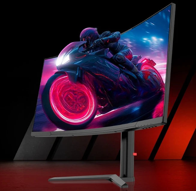24/27/32 Inch Curved Monitor | 1K/2K/4K | Height-Adjustable + Backlit | Up to 280Hz HDR400 - Kimlud