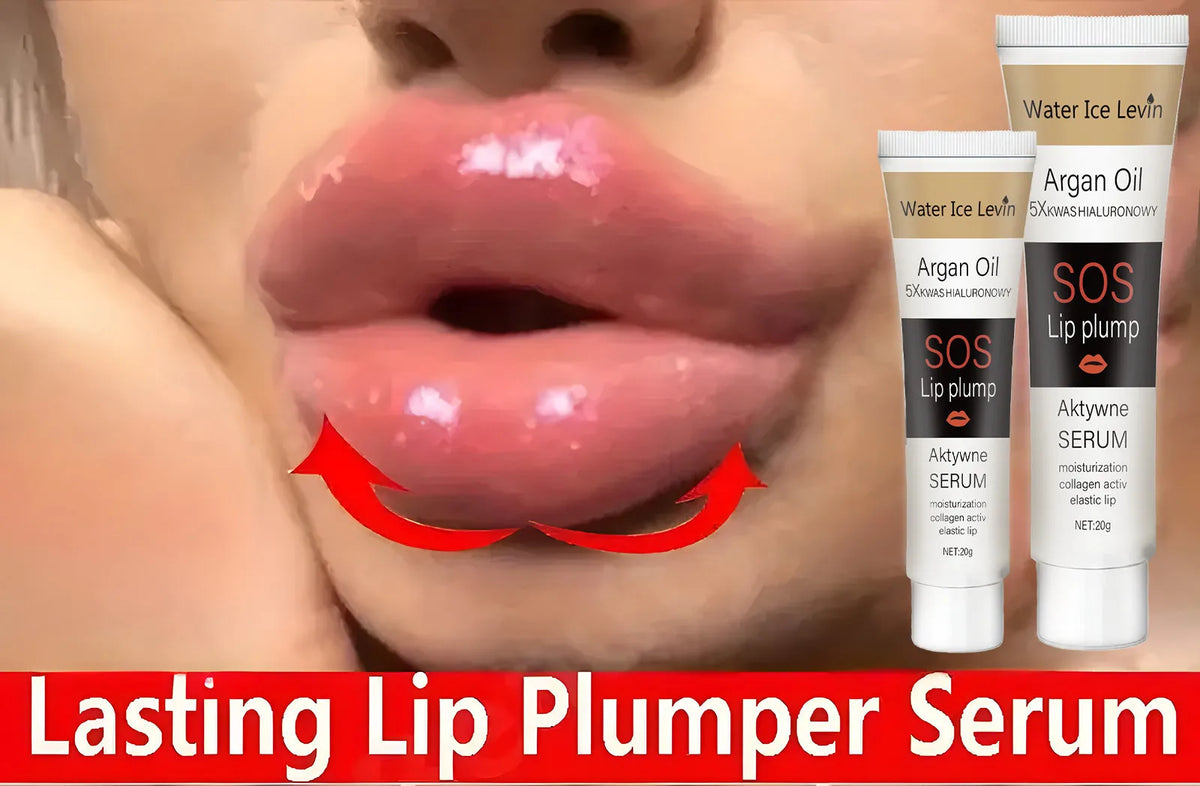 Moroccan Argan Oil Lip Plumping Essence - Moisturizing and Nourishing Lip Balm, Suitable for All Skin Types, Berry Tone,...