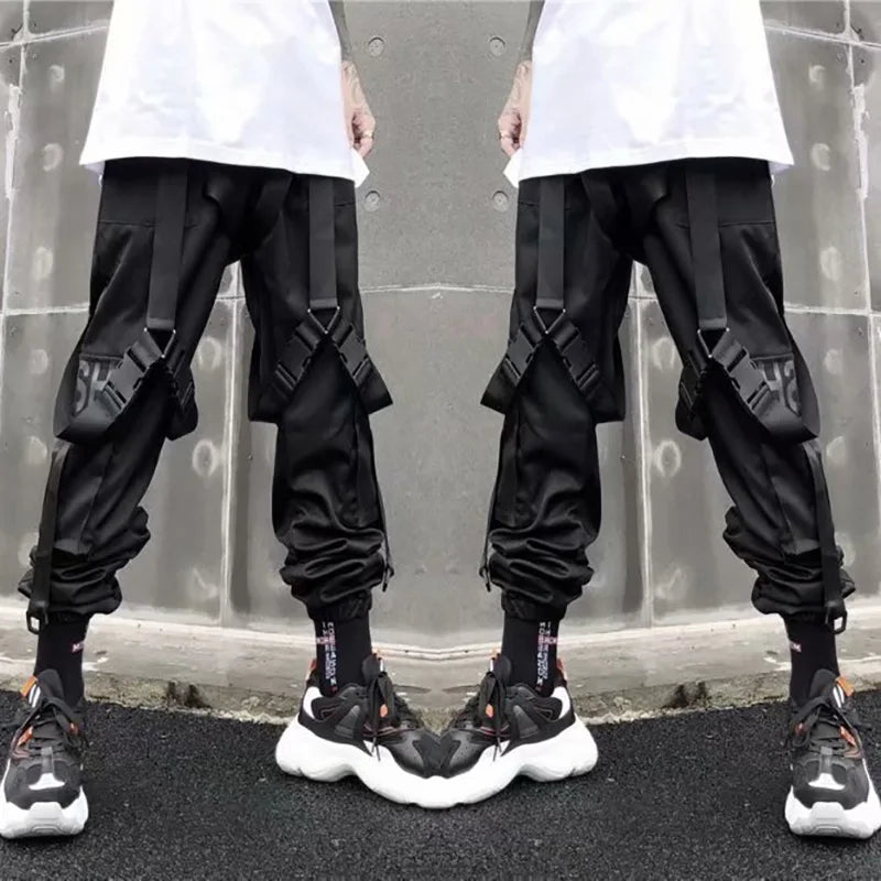 Harajuku Joggers Cargo Pants Men Fashion Casual Multi Pocket Streetwear techwear Men Women Sport Trousers Trending y2k Style - Kimlud