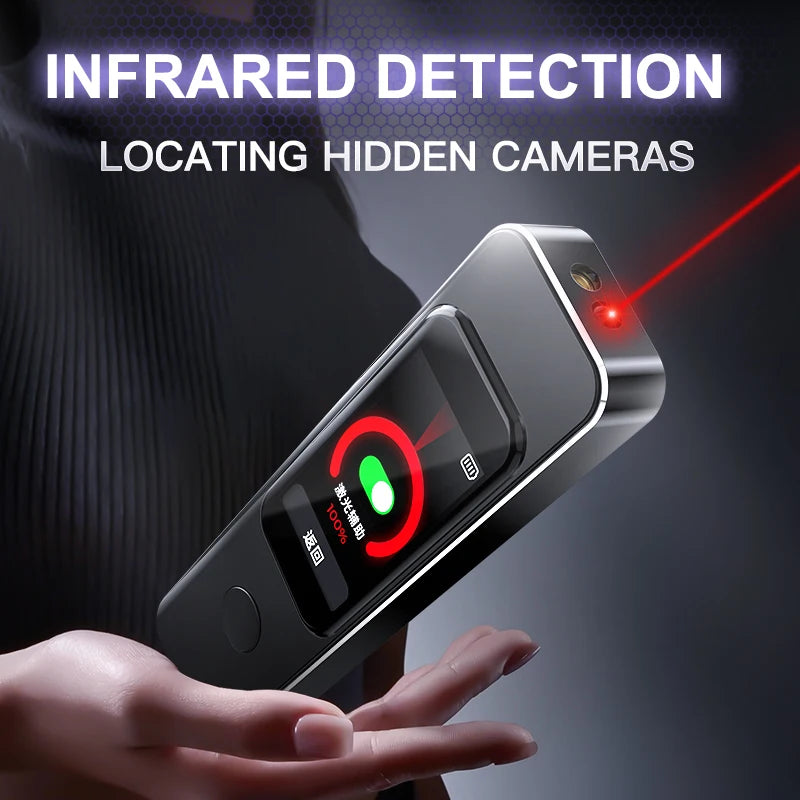 Anti Spy Camera Detector 1.9'' Newest GPS Detector Spy Gadgets Hidden Lens Bug Hunter Wireless Signal Detection Infrared...