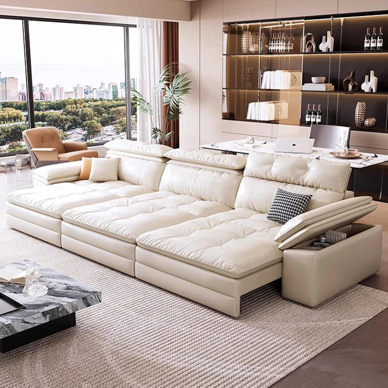 White Lazy Living Room Sofas Folding Recliner Luxury Nordic Designer Love Seat Living Room Sofas Floor Muebles Trendy Furniture