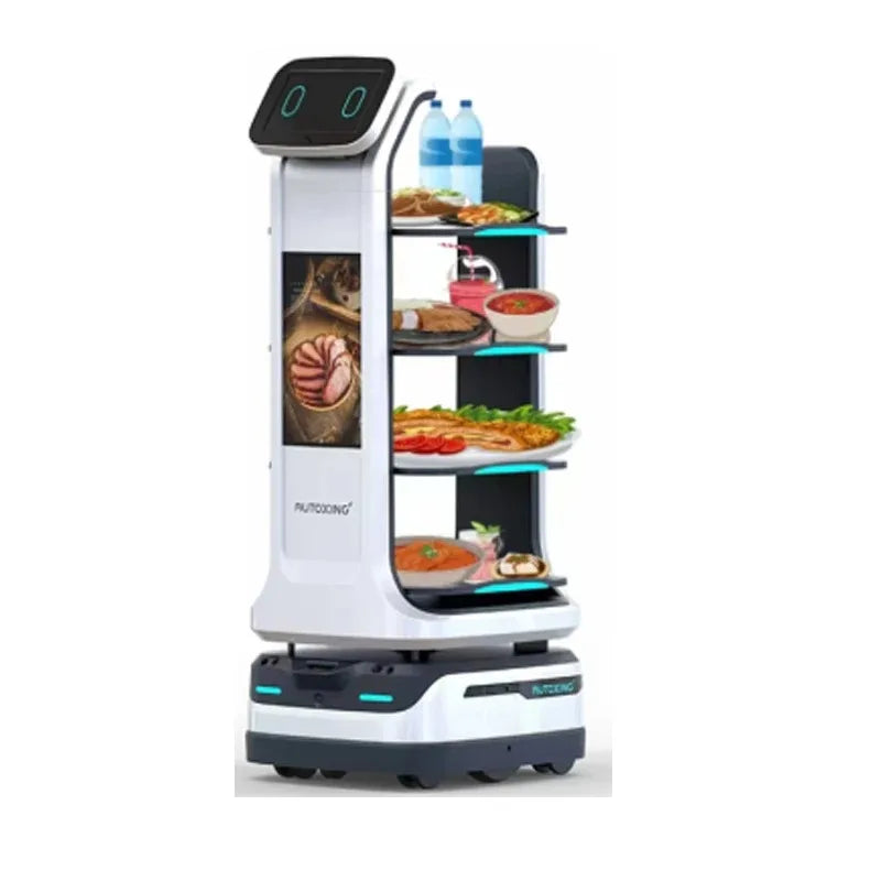 Customized AI Reception Robot Welcoming Robot Commercial Service Robot Delivery Robots Serving Robot for Cafe and Restaurant - Kimlud