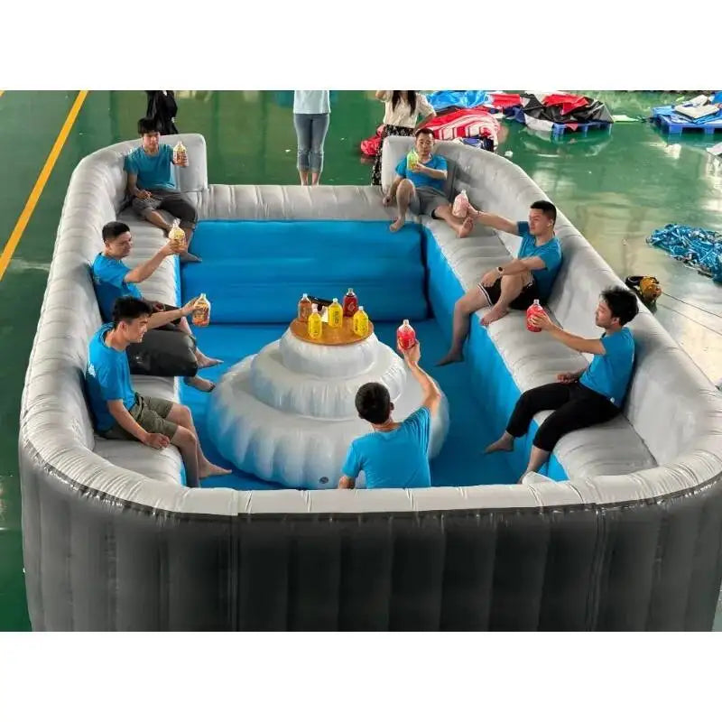 Commercial Customized Inflatable Sofa Pools Swimming With Portable Lounge for Party | Kimlud Outdoor Luxury Table