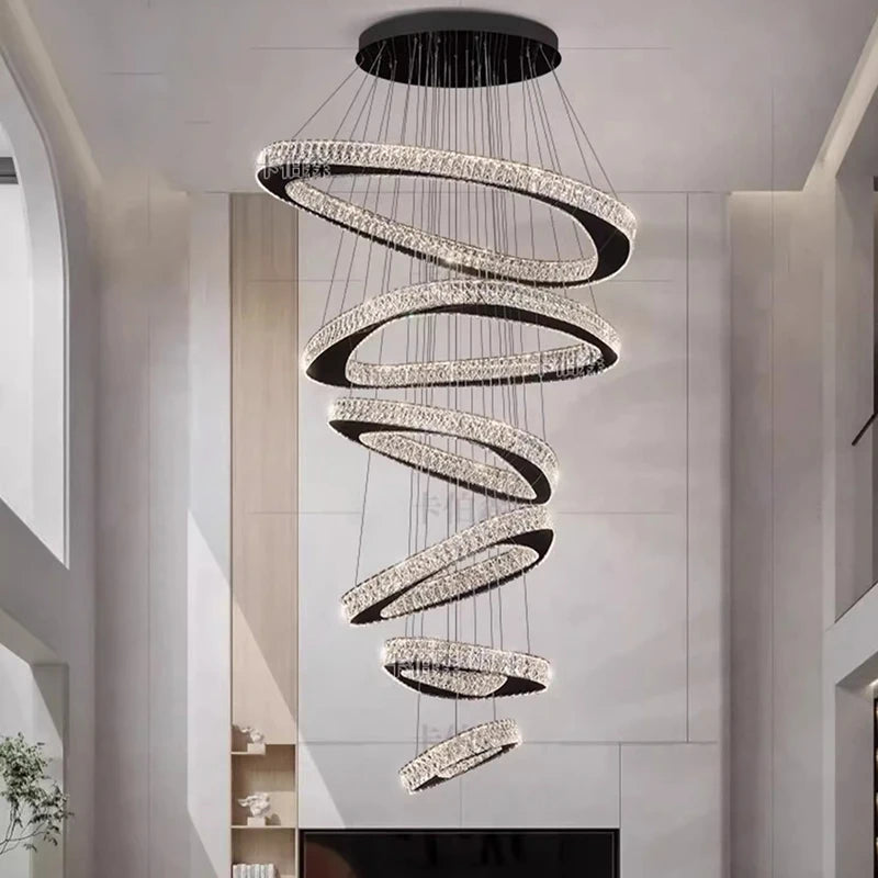 Modern decor led lights rings pendant light lamps for living room led Chandeliers for dining room hanging light indoor lighting - Kimlud