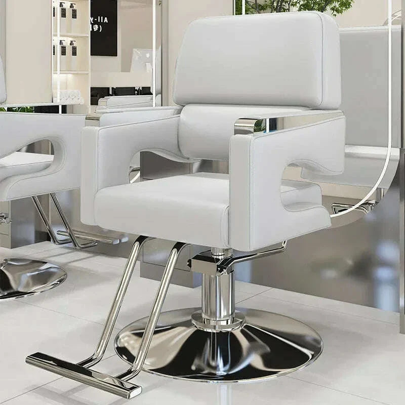 Modern Nordic Barber Chair Comfortable Luxury Salon Ergonomic Hairdresser Chair Beauty Personalized Kapperstoel Hair Furniture