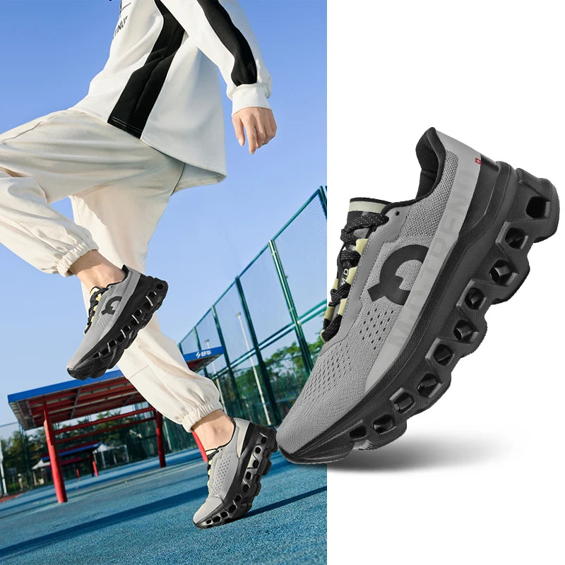 2026 Air Cushion Running Shoes Jogging Marathon Men Sports Breathable Lightweight Women's Comfortable Nonskid Leisure...