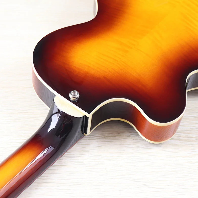 Sunburst 4 Strings Violin Bass Guitar 41 Inch Violin Guitarra Flame Maple Body High Gloss Finish | Kimlud Professional...