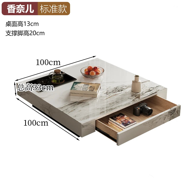 Decoration Living Room Minimalist Side Table Clear Cheap Unique Space Saving Coffee Table Nordic Mesas Bajas Home...